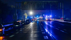Radfahrerin auf A66 bei Wiesbaden erfasst - Sperrung