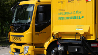 Deutsche Post setzt auf E-Lkw - Einsatz rund um Berlin