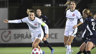 Champions League: Eintracht-Frauen gewinnen 2:1 beim FC Rosengard
