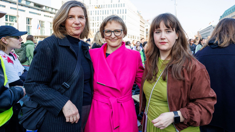 Demonstration gegen sexualisierte digitale Gewalt