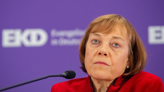 Die Vorsitzende des EKD-Rats Annette Kurschus hat ihr Amt niedergelegt