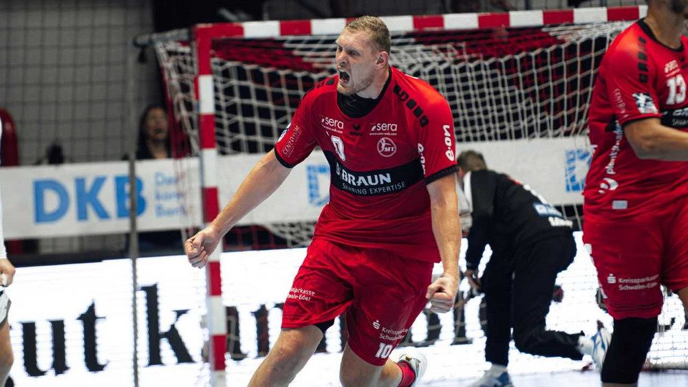 MT Rückraumhühne Dainis Kristopans erzielte gegen Leipzig im letzten Spiel 10 Treffer.