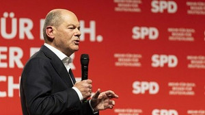 VW, Ukraine und Co. - Scholz bei erster großer SPD-Wahlkampfveranstaltung