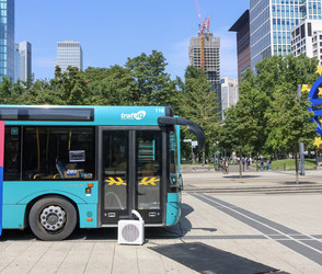 Kühlmobile bieten Obachlosen in Frankfurt Schutz vor Hitze