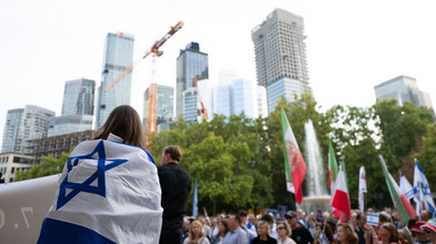 Demos in Frankfurt zum Jahrestag des Hamas-Angriffs
