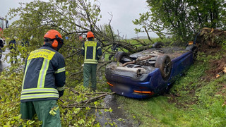 Wildeck-Obersuhl: 18-jähriger verletzt bei schwerem Unfall auf A4
