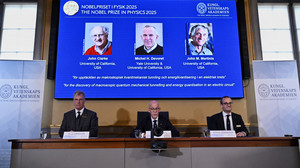 Quantenforscher gewinnen Physik-Nobelpreis 2025