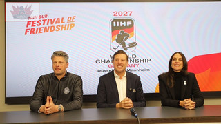 Eishockey: Heim WM 2027 - Der DEB stellt Logo vor und formuliert wirtschaftliche Ziele
