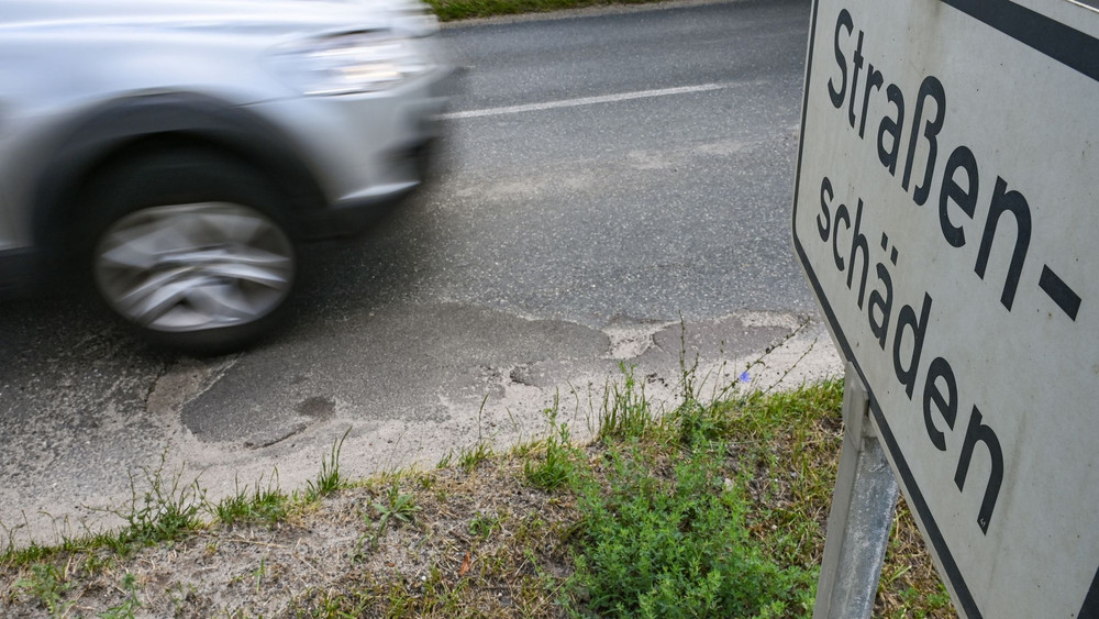 Schäden an Straßen