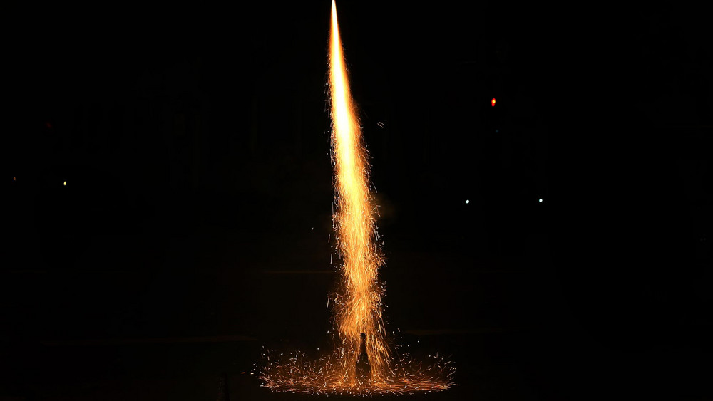 Feuerwerk an Silvester