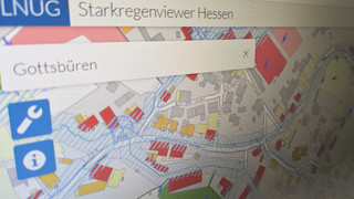 Hochwasser-Gefahr in Hessen: Starkregenviewer zeigt Risiko-Gebiete
