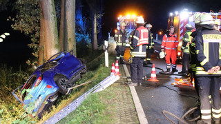 Tödlicher Unfall in Michelstadt: 22-Jähriger fährt mit Auto gegen Baum