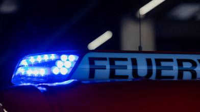 Großbrand in Kleingartenanlage in Hanau