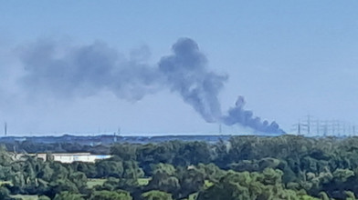 Gernsheim: Großbrand in Entsorgungsfachbetrieb