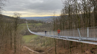 Rotenburg: Zweitlängste Hängebrücke Deutschlands ist eröffnet