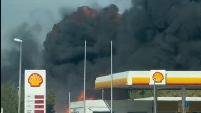 Gernsheim: Großbrand in Entsorgungsfachbetrieb