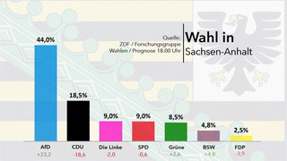 Sachsen-Anhalt hat gewählt: So sieht die erste Prognose aus