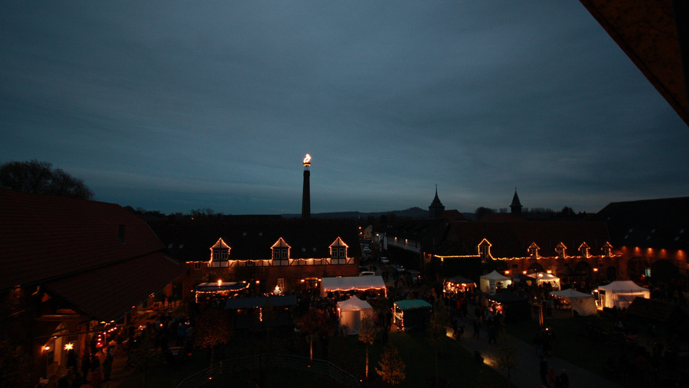 Weihnachtsmarkt in OtzbergHabitzheim mit Storchenrichtfest