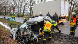 Tödlicher Unfall auf B84 zwischen Hünfeld-Neuwirtshaus und Rasdorf