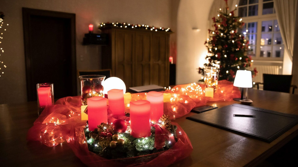 So sieht es im Trauzimmer bei der Langen Standesamtsnacht aus.