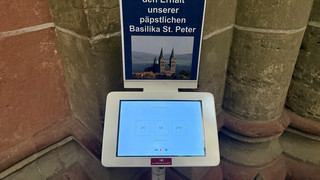 Bargeldloses spenden - EC-Kollekte in Fritzlarer Dom läuft gut
