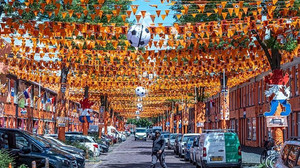 Niederlande: Marktweg in Den Haag wird zur orangefarbenen Kultstraße für WM-Fans