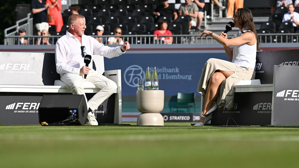 Bei der Podcast-Aufnahme mit Andrea Petkovic erklärte Boris Becker, dass er überzeugt sei, Alexander Zverev könne ein Grand-Slam-Turnier gewinnen.