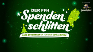 Der FFH-Spendenschlitten – Reporter fährt für guten Zweck durch Hessen