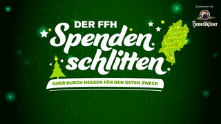 Der FFH-Spendenschlitten – Reporter fährt für guten Zweck durch Hessen