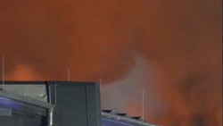 Größter Einsatz seit Jahren: Stuttgarter Großmarkt in Brand