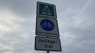 Radschnellweg zwischen Darmstadt & Frankfurt - Strecke bei Langen neu