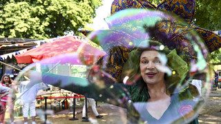 Letzter Teil des Straßenkunst-Festivals in der Friedrichstraße Fulda