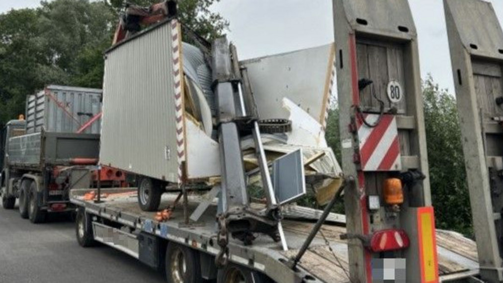 Polizei sichert Unfallstelle