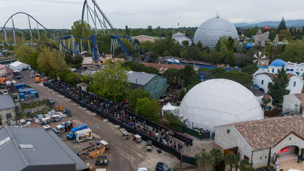 Blick auf den Europapark