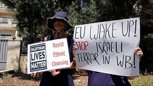 Jerusalem-Protest: israelische Aktivisten rufen EU zu Gaza auf – „Schweigen ist Mitschuld“