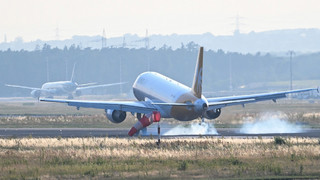 Sonderflug aus Jordanien landet sicher in Frankfurt