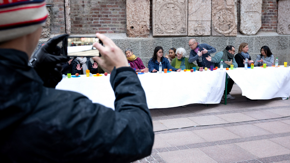Da Vincis Abendmahl in Magdeburg