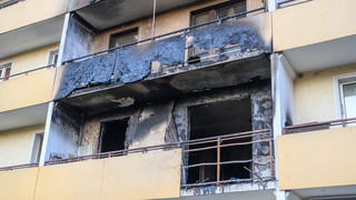 50.000 Euro Schaden nach Balkonbrand in Neu-Isenburg