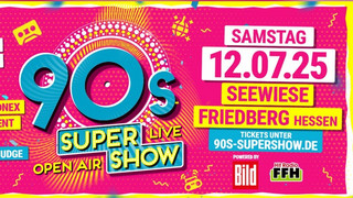 "90s Super-Show!" am 12. Juli auf den Friedberger Seewiesen