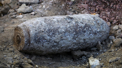 Weltkriegsbombe bei Cölbe gefunden - Entschärfung gestartet