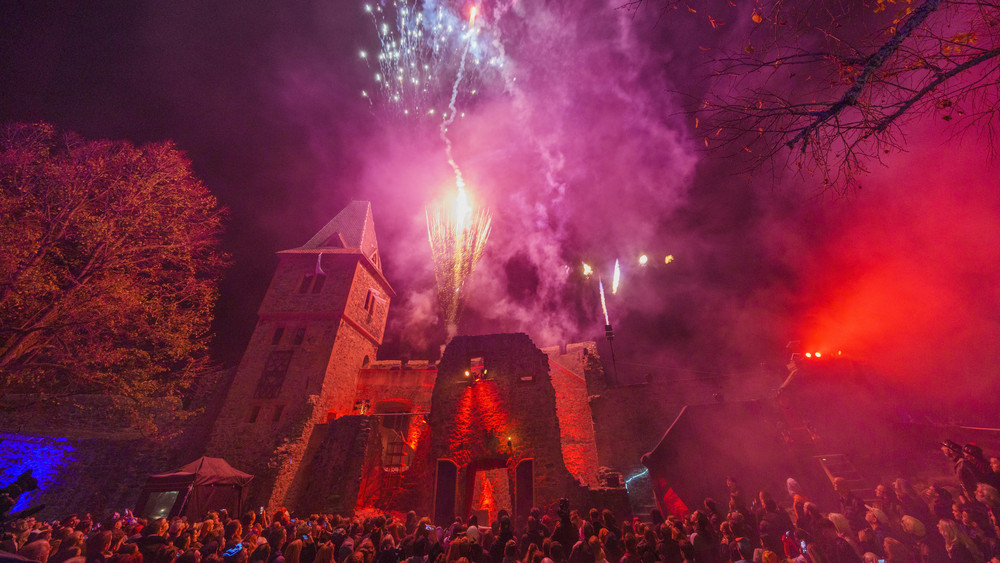 Das Halloween-Festival auf der Burg Frankenstein: 