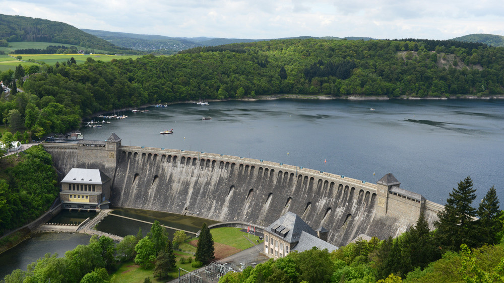Die Edertalsperre in Hemfurth