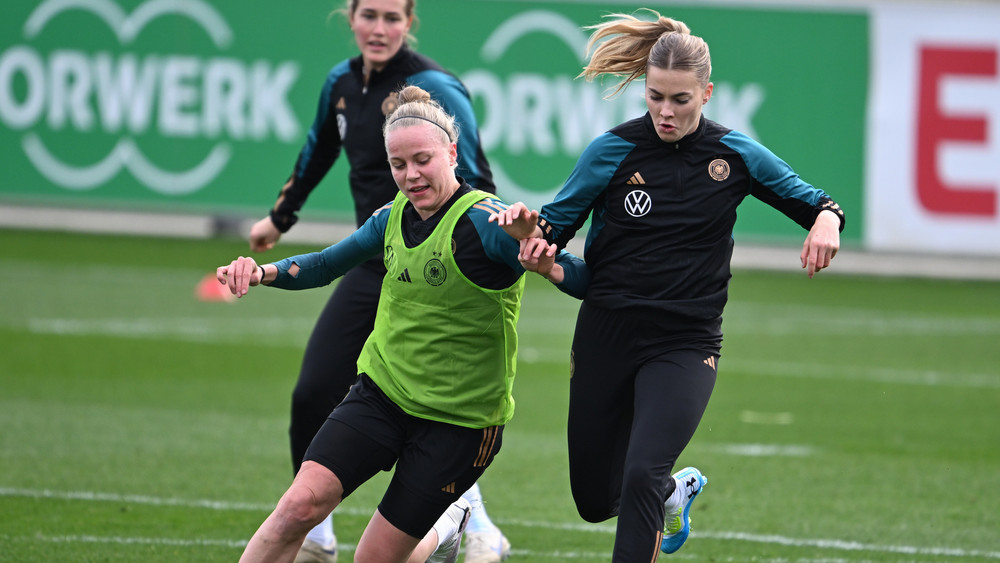 Neben Laura Freigang (rechts) und Pia Wolter (links) sind sechs weitere Frankfurterinnen für die kommenden Testspiele der DFB-Frauen nominiert.