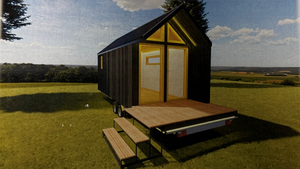 Die kleinste Kirche Hessens steht jetzt in Frankfurt Niederrad, mitten in der Bürostadt!