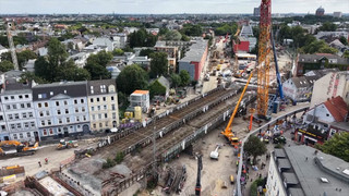 Wochenlange Beeinträchtigung: Bahn baut Hamburger Sternbrücke zurück
