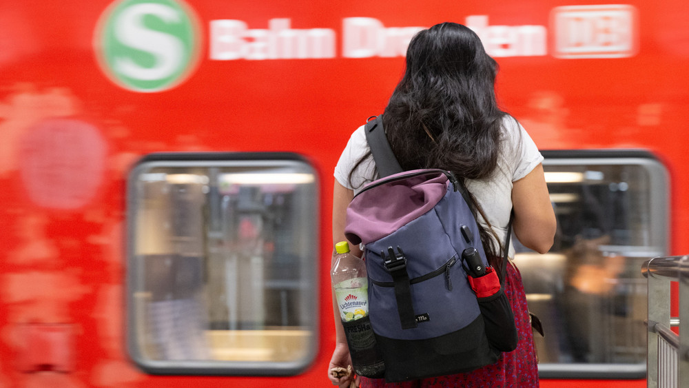 Die vor die S-Bahn gestoßene Frau konnte sich selbst retten.