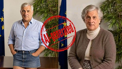 Italien: Bilder von Außenminister Tajani im Minirock gehen viral