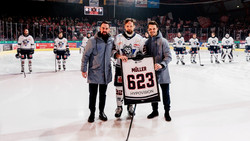 Huskies-Rekordspieler Marco Müller wird geehrt