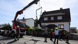 Hängender Hengst in Hanau: So lief die spektakuläre Rettung