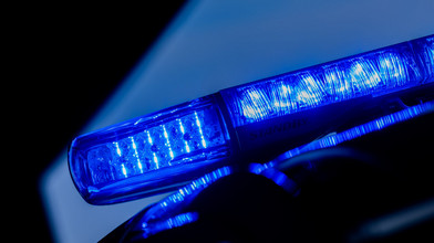 Starkregen auf A9: Zwei Lastwagen stoßen zusammen
